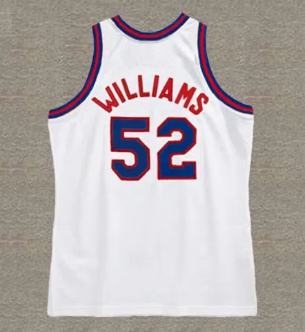 BUCK WILLIAMS New Jersey Nets 1983 Throwback NBA Basketball Jersey 