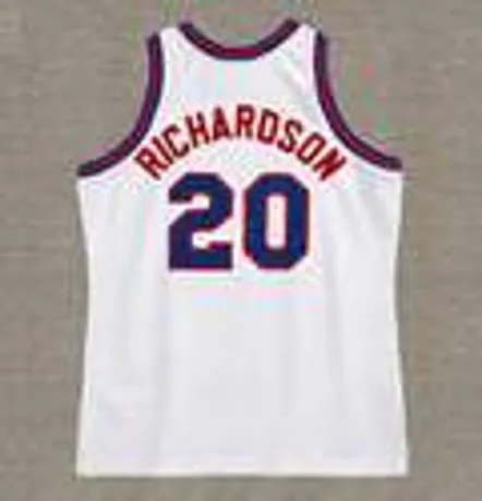 MICHEAL RAY RICHARDSON New Jersey Nets 1983 Throwback NBA Basketball Jersey 