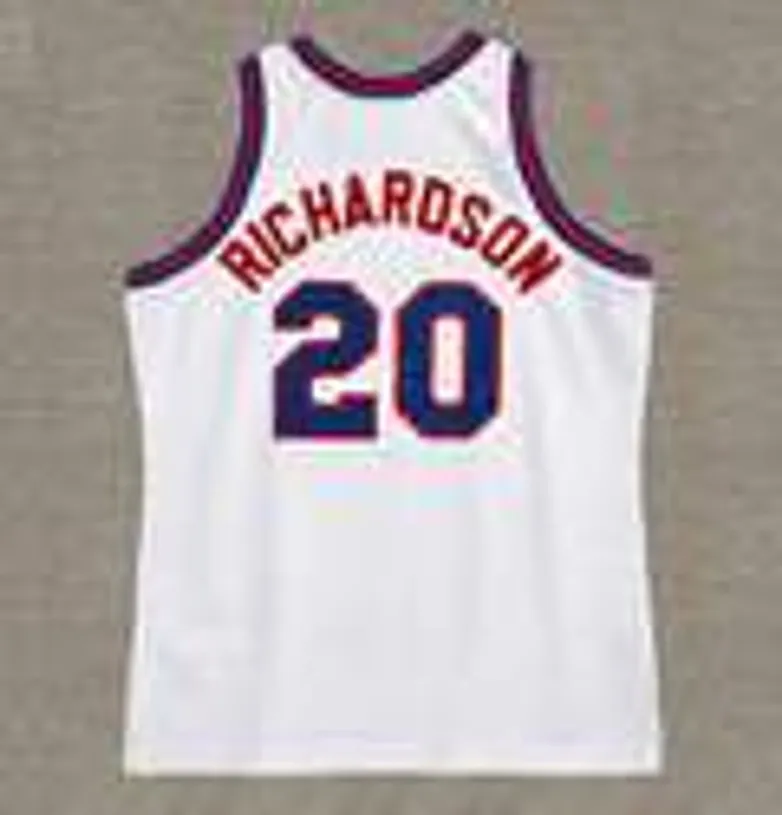 MICHEAL RAY RICHARDSON New Jersey Nets 1983 Throwback NBA Basketball Jersey 