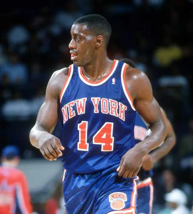 ANTHONY MASON New York Knicks 1992 Throwback NBA Basketball Jersey 