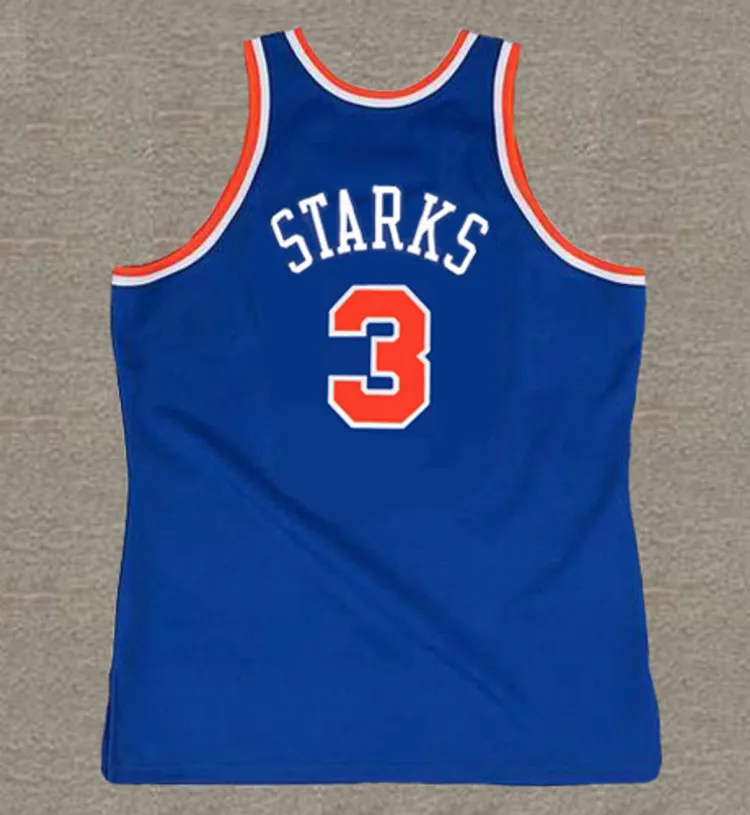 JOHN STARKS New York Knicks 1992 Throwback NBA Basketball Jersey 