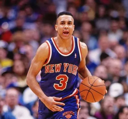 JOHN STARKS New York Knicks 1992 Throwback NBA Basketball Jersey 