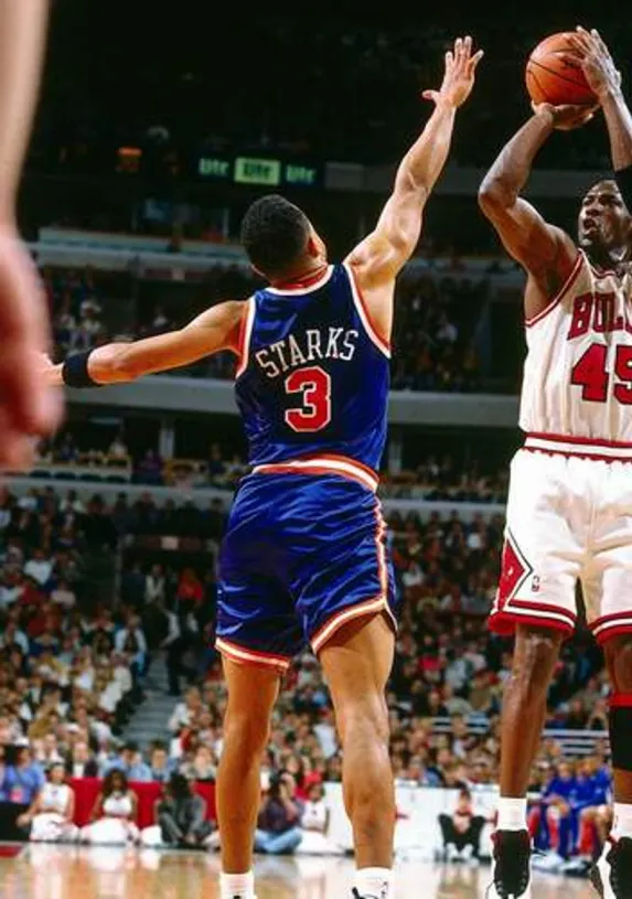 JOHN STARKS New York Knicks 1992 Throwback NBA Basketball Jersey 