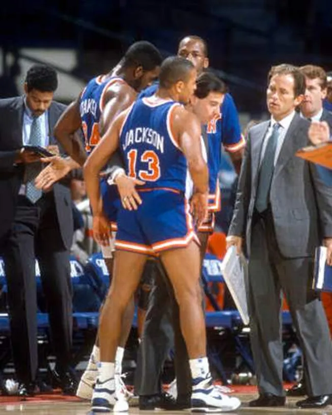 MARK JACKSON New York Knicks 1988 Throwback NBA Basketball Jersey 