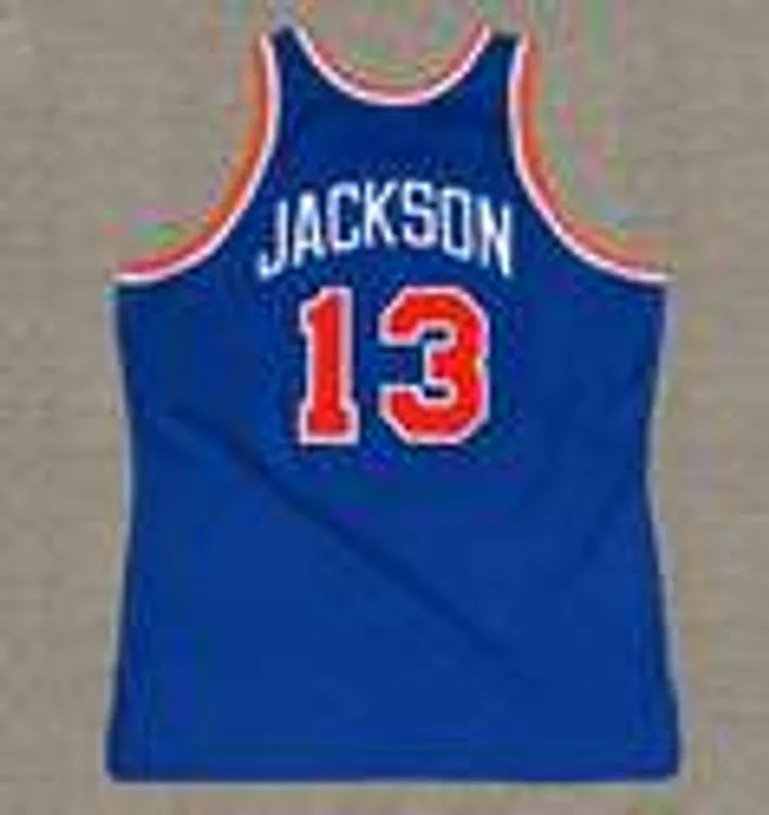 MARK JACKSON New York Knicks 1988 Throwback NBA Basketball Jersey 