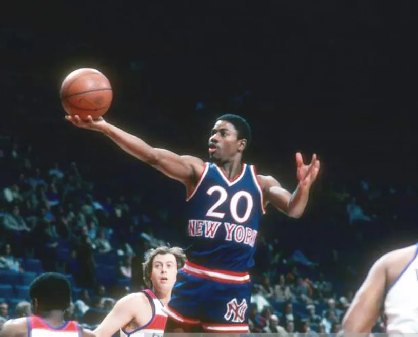 MICHEAL RAY RICHARDSON New York Knicks 1981 Throwback NBA Basketball Jersey 