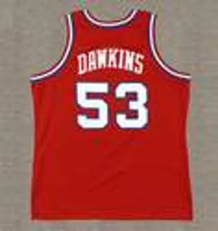 DARRYL DAWKINS Philadelphia 76ers 1980 Throwback NBA Basketball Jersey 