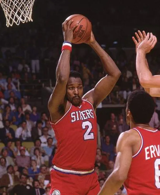 MOSES MALONE Philadelphia 76ers 1983 Throwback NBA Basketball Jersey 