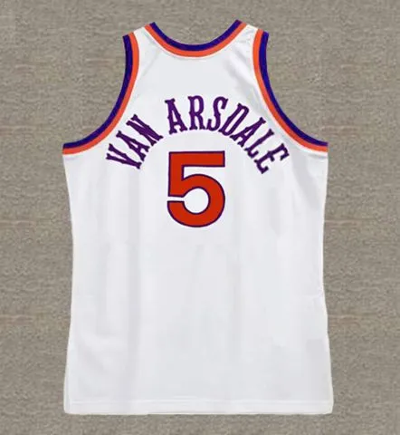 DICK VAN ARSDALE Phoenix Suns 1976 Home Throwback NBA Basketball Jersey 