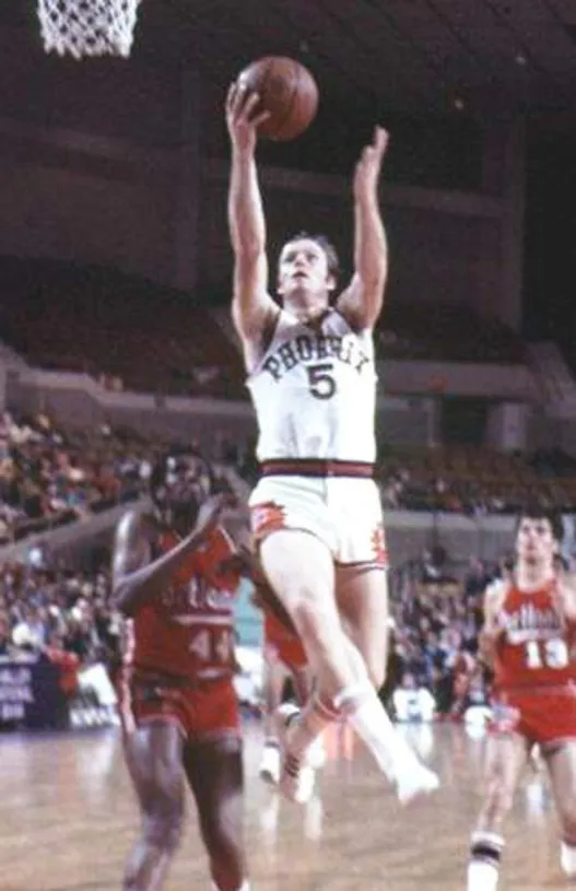 DICK VAN ARSDALE Phoenix Suns 1976 Home Throwback NBA Basketball Jersey 