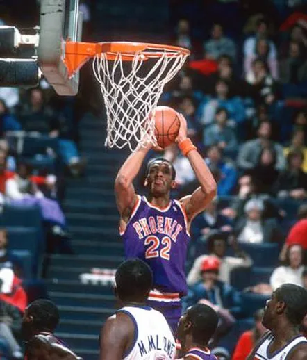 LARRY NANCE Phoenix Suns 1986 Away Throwback NBA Basketball Jersey 