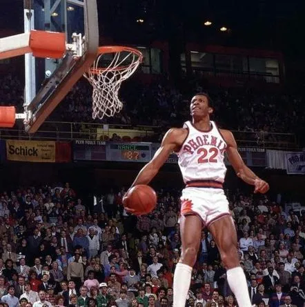 LARRY NANCE Phoenix Suns 1986 Home Throwback NBA Basketball Jersey 