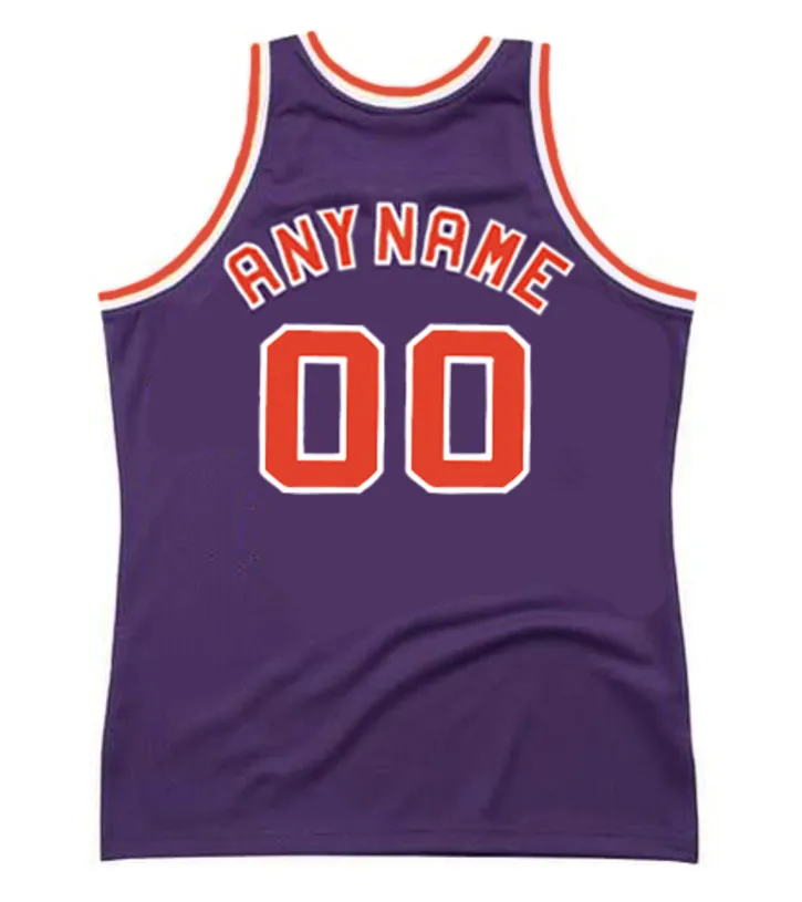 PHOENIX SUNS 1970’s Throwback NBA Away Jersey Customized “Any Name & Number(s)” 