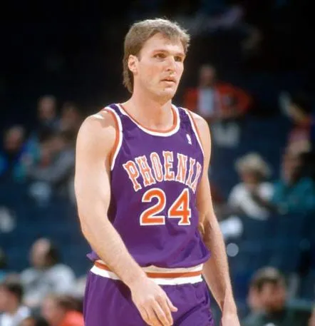 TOM CHAMBERS Phoenix Suns 1990 Away Throwback NBA Basketball Jersey 