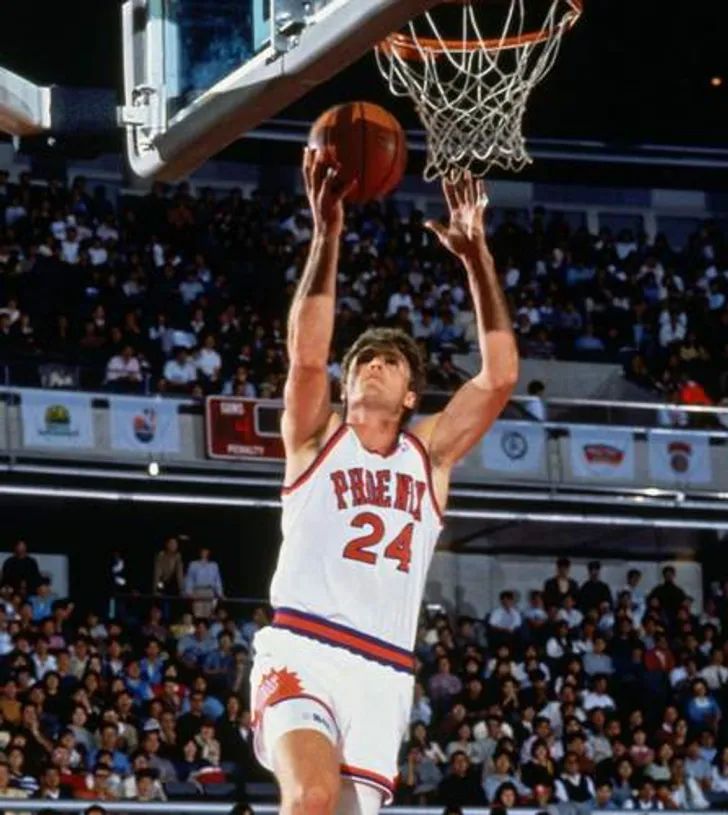 TOM CHAMBERS Phoenix Suns 1990 Home Throwback NBA Basketball Jersey 