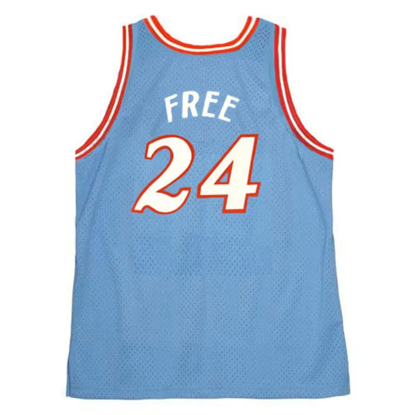 WORLD B. FREE San Diego Clippers 1980 NBA Throwback Basketball Jersey 