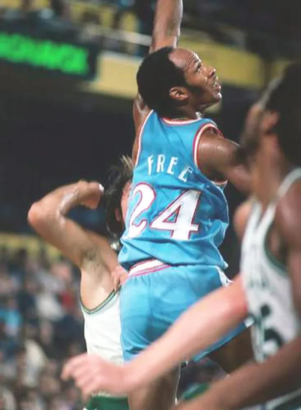 WORLD B. FREE San Diego Clippers 1980 NBA Throwback Basketball Jersey 