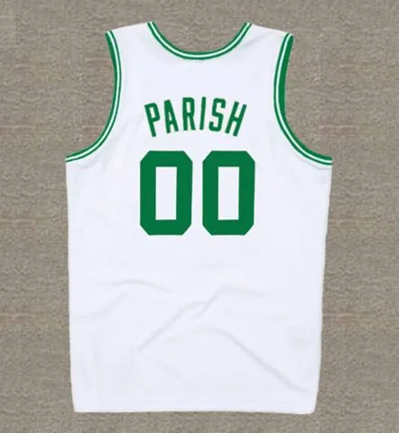 ROBERT PARISH Boston Celtics 1984 Throwback NBA Basketball Jersey 