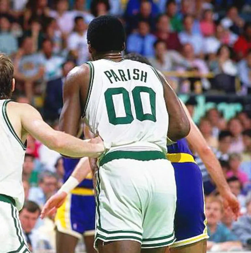 ROBERT PARISH Boston Celtics 1984 Throwback NBA Basketball Jersey 