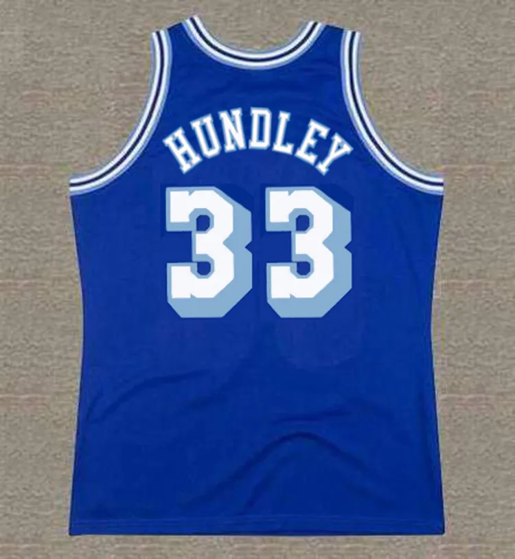 ROD HUNDLEY Los Angeles Lakers 1960’s Throwback NBA Basketball Jersey 