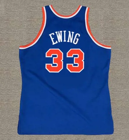 PATRICK EWING New York Knicks 1992 Throwback NBA Basketball Jersey 