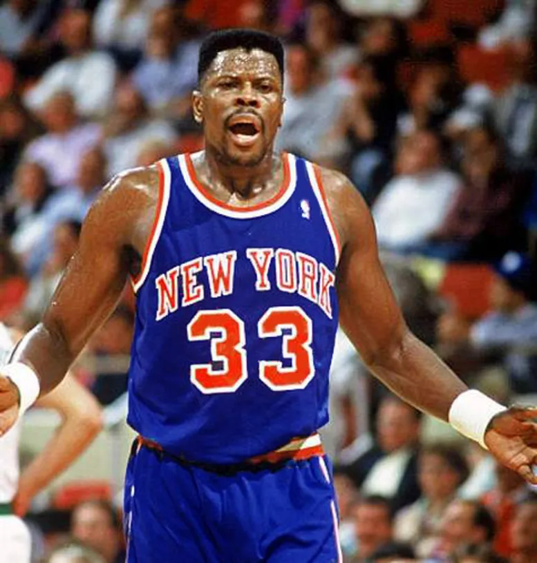 PATRICK EWING New York Knicks 1992 Throwback NBA Basketball Jersey 