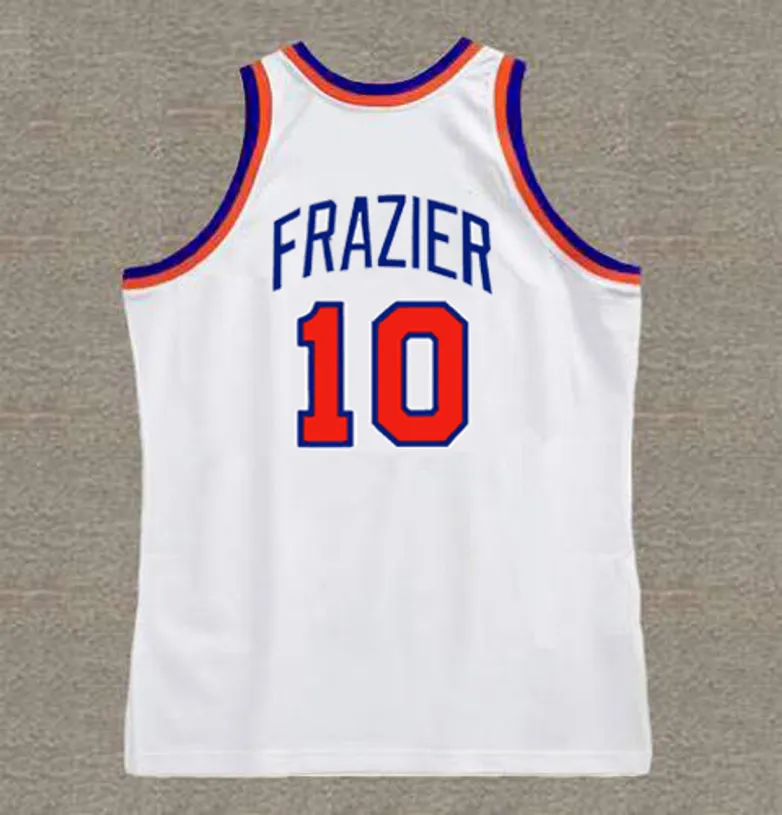 WALT FRAZIER New York Knicks 1973 Home Throwback NBA Basketball Jersey 