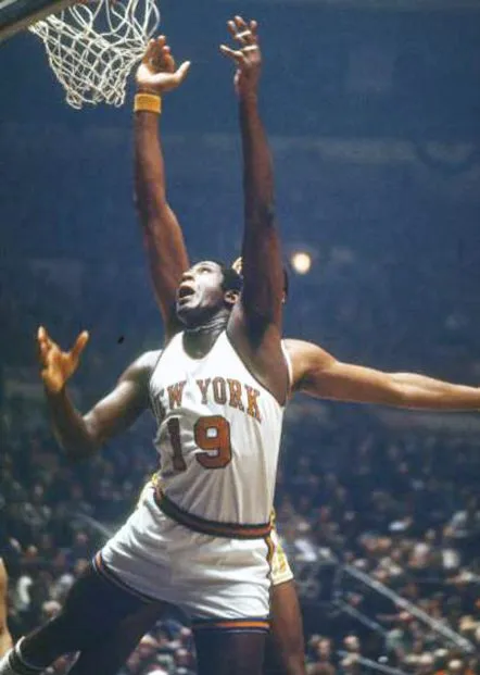 WILLIS REED New York Knicks 1973 Home Throwback NBA Basketball Jersey 