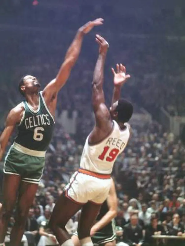 WILLIS REED New York Knicks 1973 Home Throwback NBA Basketball Jersey 