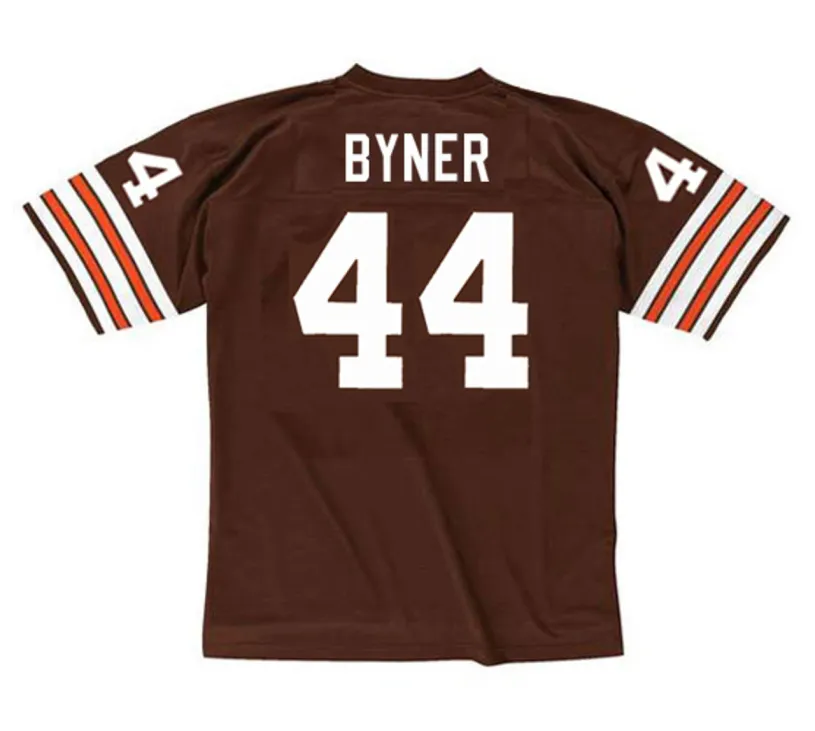 EARNEST BYNER Cleveland Browns 1987 Throwback NFL Football Jersey 