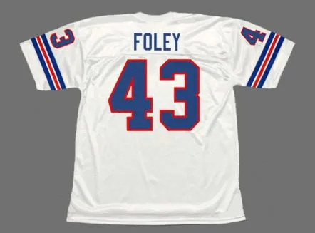 STEVE FOLEY Denver Broncos 1977 Away Throwback NFL Football Jersey 