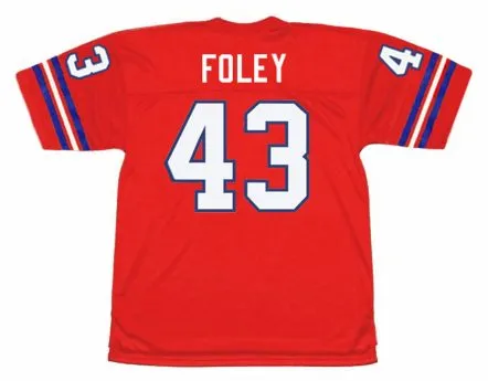 STEVE FOLEY Denver Broncos 1977 Home Throwback NFL Football Jersey 