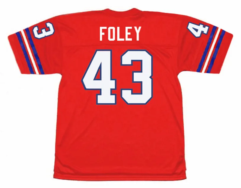 STEVE FOLEY Denver Broncos 1977 Home Throwback NFL Football Jersey 