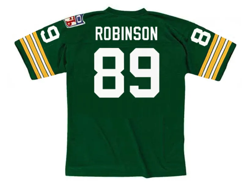 DAVE ROBINSON Green Bay Packers 1969 Throwback NFL Football Jersey 