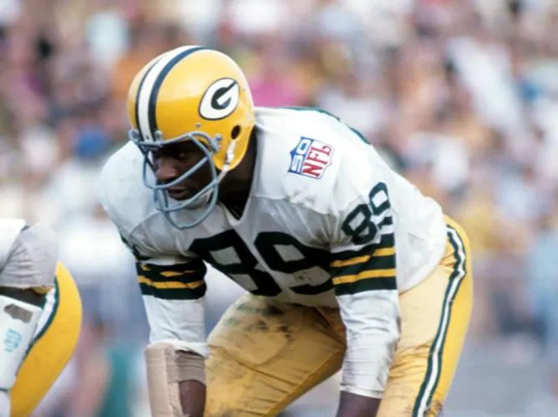 DAVE ROBINSON Green Bay Packers 1969 Throwback NFL Football Jersey 