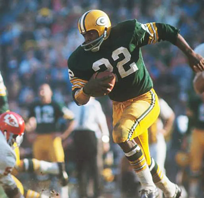 ELIJAH PITTS Green Bay Packers 1969 Throwback NFL Football Jersey 