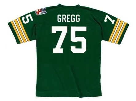 FORREST GREGG Green Bay Packers 1969 Throwback NFL Football Jersey 