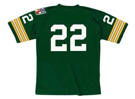 ELIJAH PITTS Green Bay Packers 1969 Throwback NFL Football Jersey 