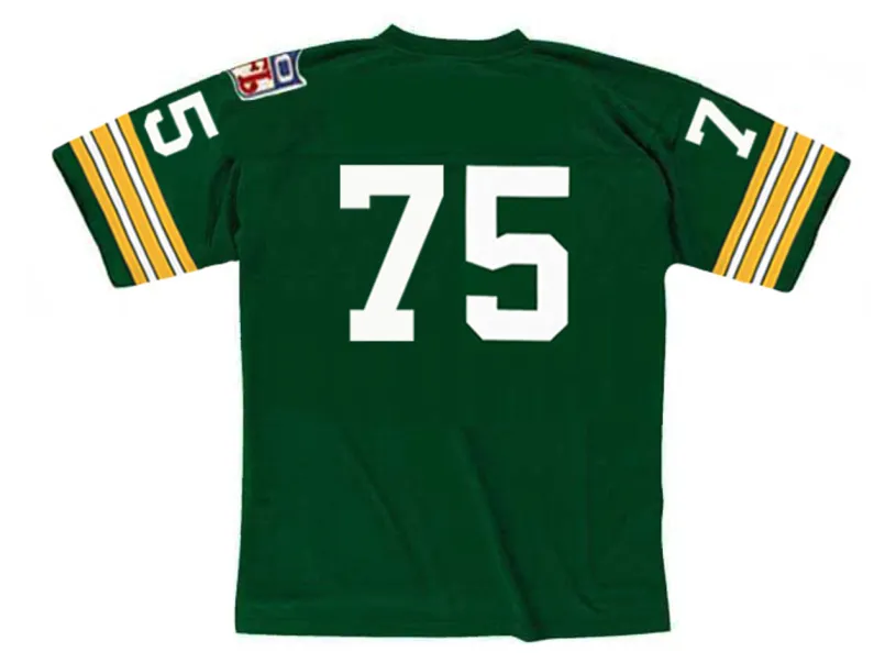 FORREST GREGG Green Bay Packers 1969 Throwback NFL Football Jersey 