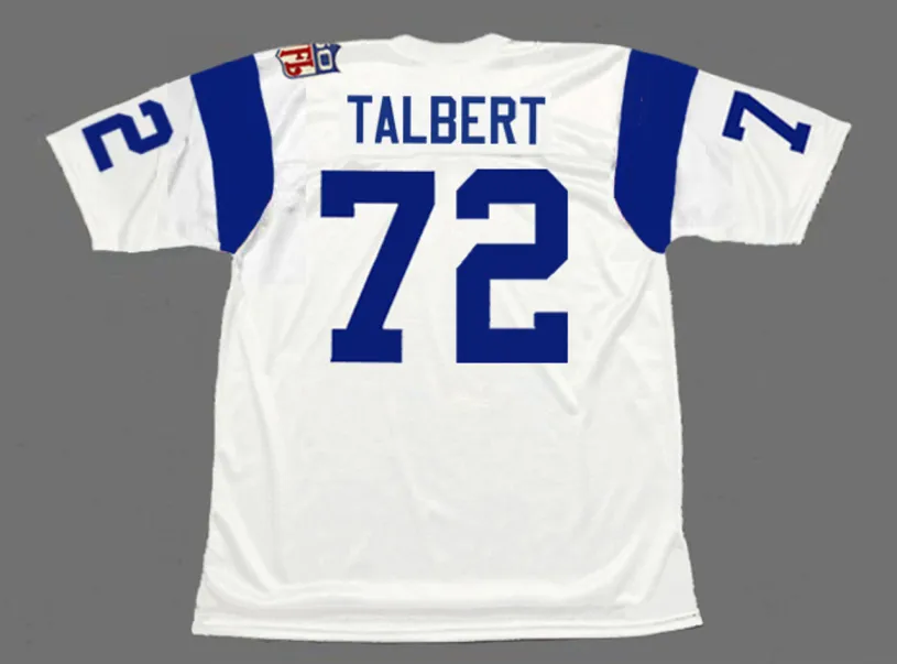 DIRON TALBERT Los Angeles Rams 1969 Throwback NFL Football Jersey 
