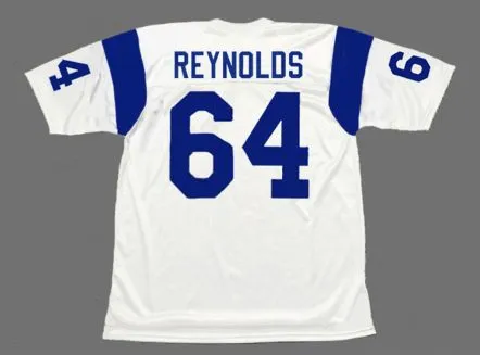 JACK “HACKSAW” REYNOLDS Los Angeles Rams 1971 Throwback NFL Football Jersey 