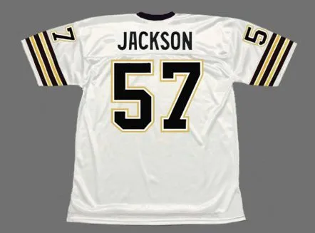 RICKEY JACKSON New Orleans Saints 1984 Throwback NFL Football Jersey 