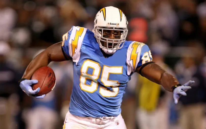 ANTONIO GATES San Diego Chargers 2003 Home Throwback NFL Football Jersey 