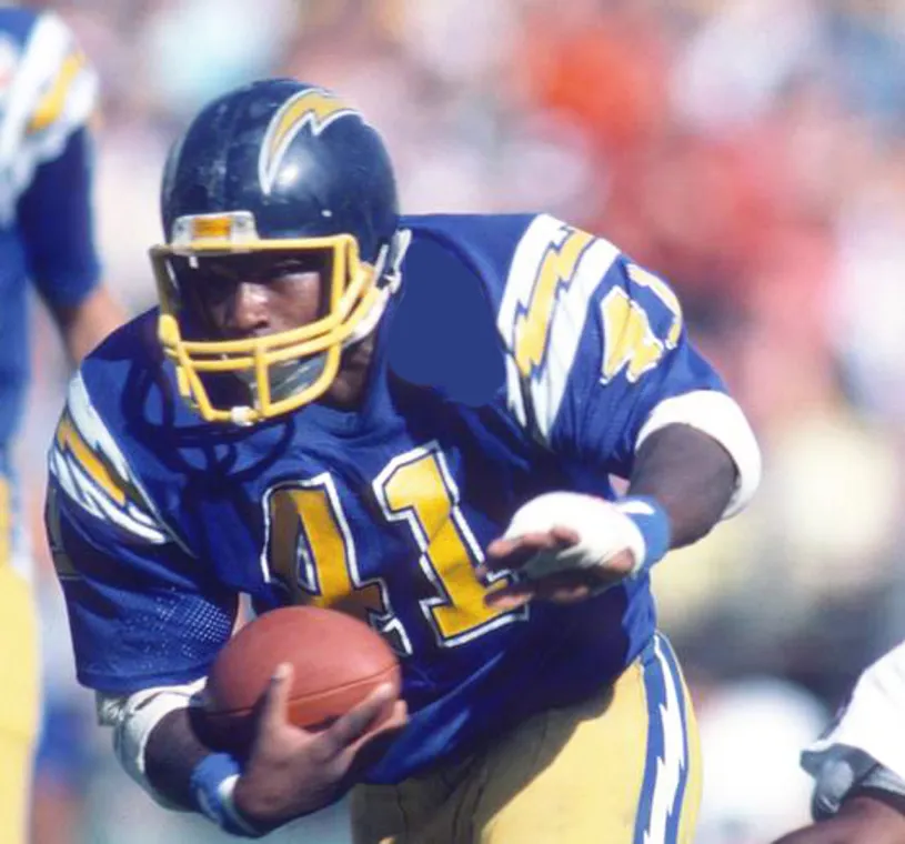 EARNEST JACKSON San Diego Chargers 1984 Throwback NFL Football Jersey 