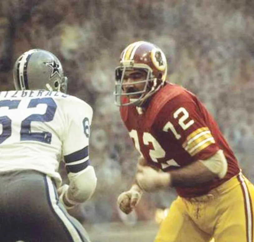 DIRON TALBERT Washington Redskins 1974 Throwback NFL Football Jersey 