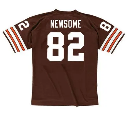 OZZIE NEWSOME Cleveland Browns 1987 Throwback NFL Football Jersey 