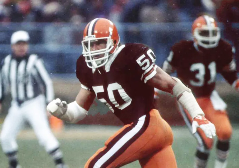 TOM COUSINEAU Cleveland Browns 1983 Throwback NFL Football Jersey 