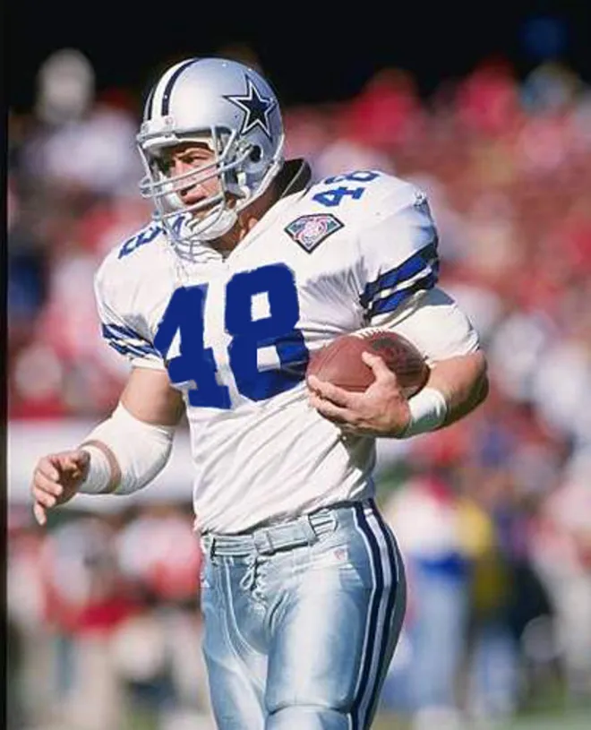 DARYL JOHNSTON Dallas Cowboys 1994 Throwback NFL Football Jersey 