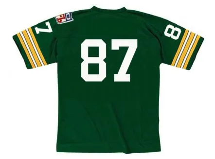 WILLIE DAVIS Green Bay Packers 1969 Throwback NFL Football Jersey 