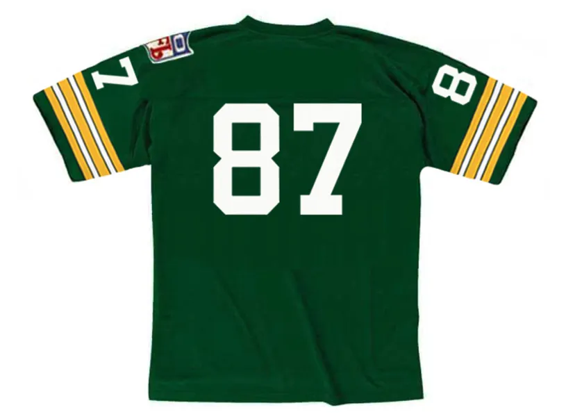 WILLIE DAVIS Green Bay Packers 1969 Throwback NFL Football Jersey 